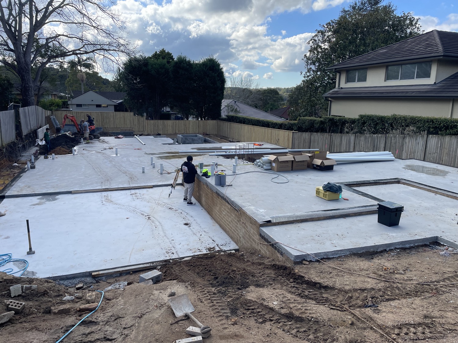 New build termite barrier detail
